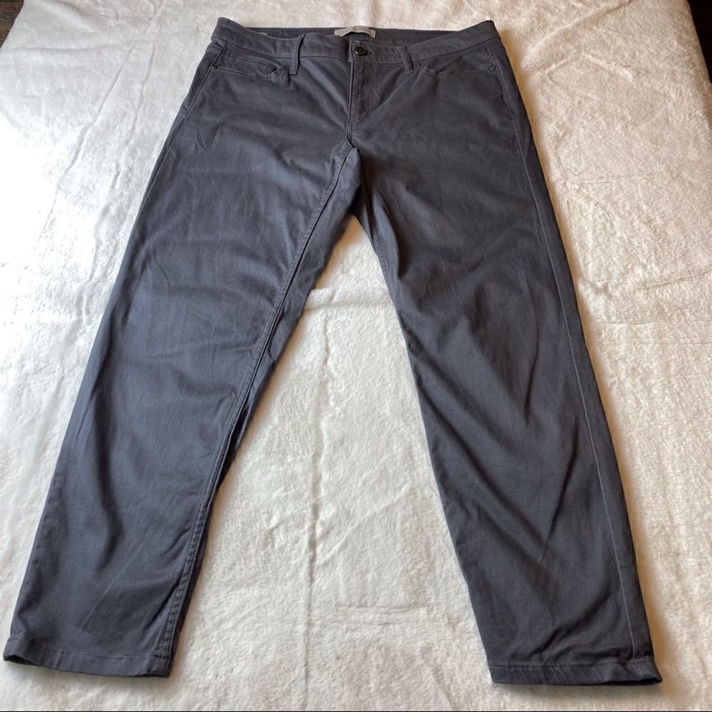 Calvin Klein Gray Ankle Skinny Pants Gray Size 14